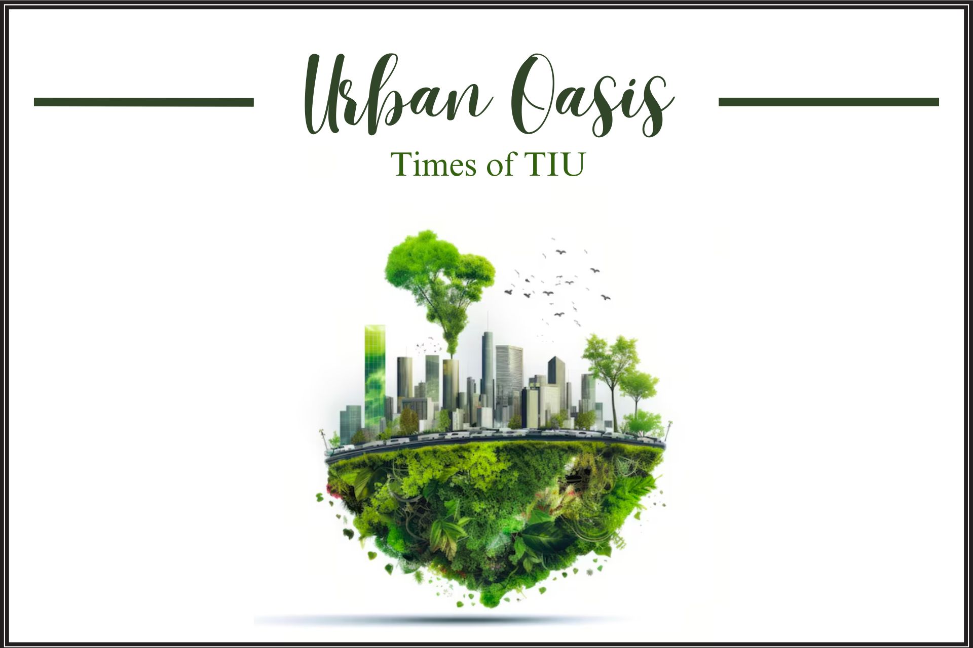 Ever heard of the “Urban Oasis”?