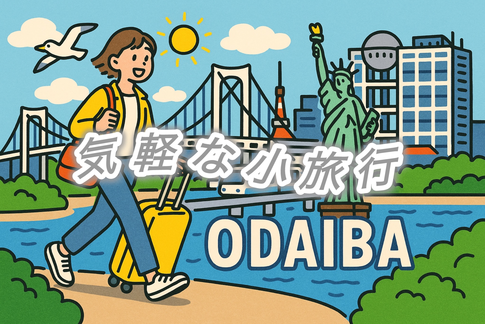 お台場で楽しむ、気軽な小旅行