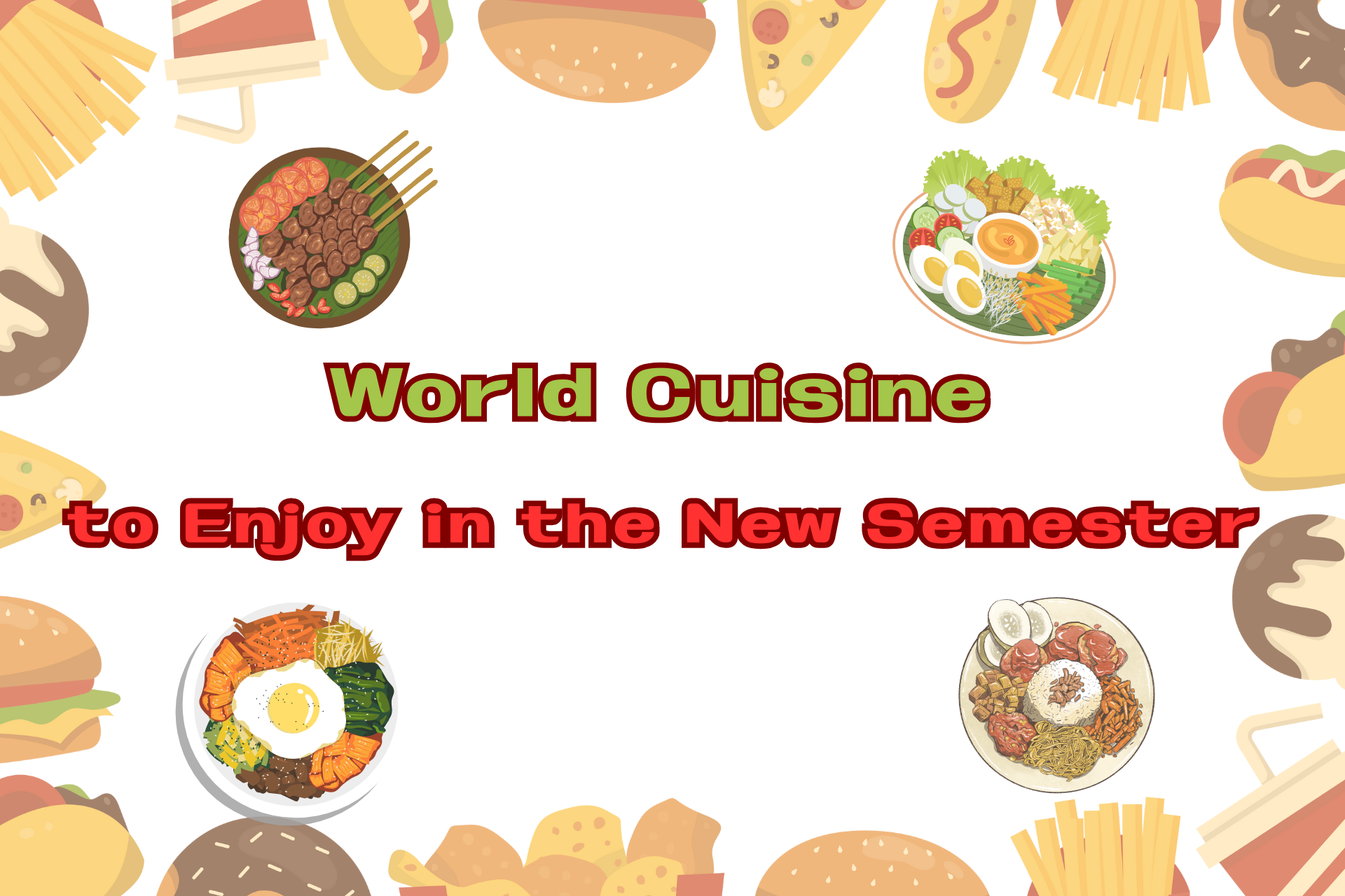 Start the New Semester with Global Flavors