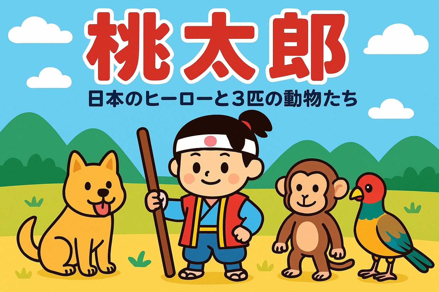桃太郎～日本のヒーローと3匹の動物たち～
